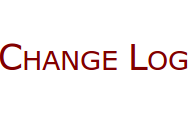 Change Log